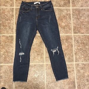 Distressed Denim Jeans